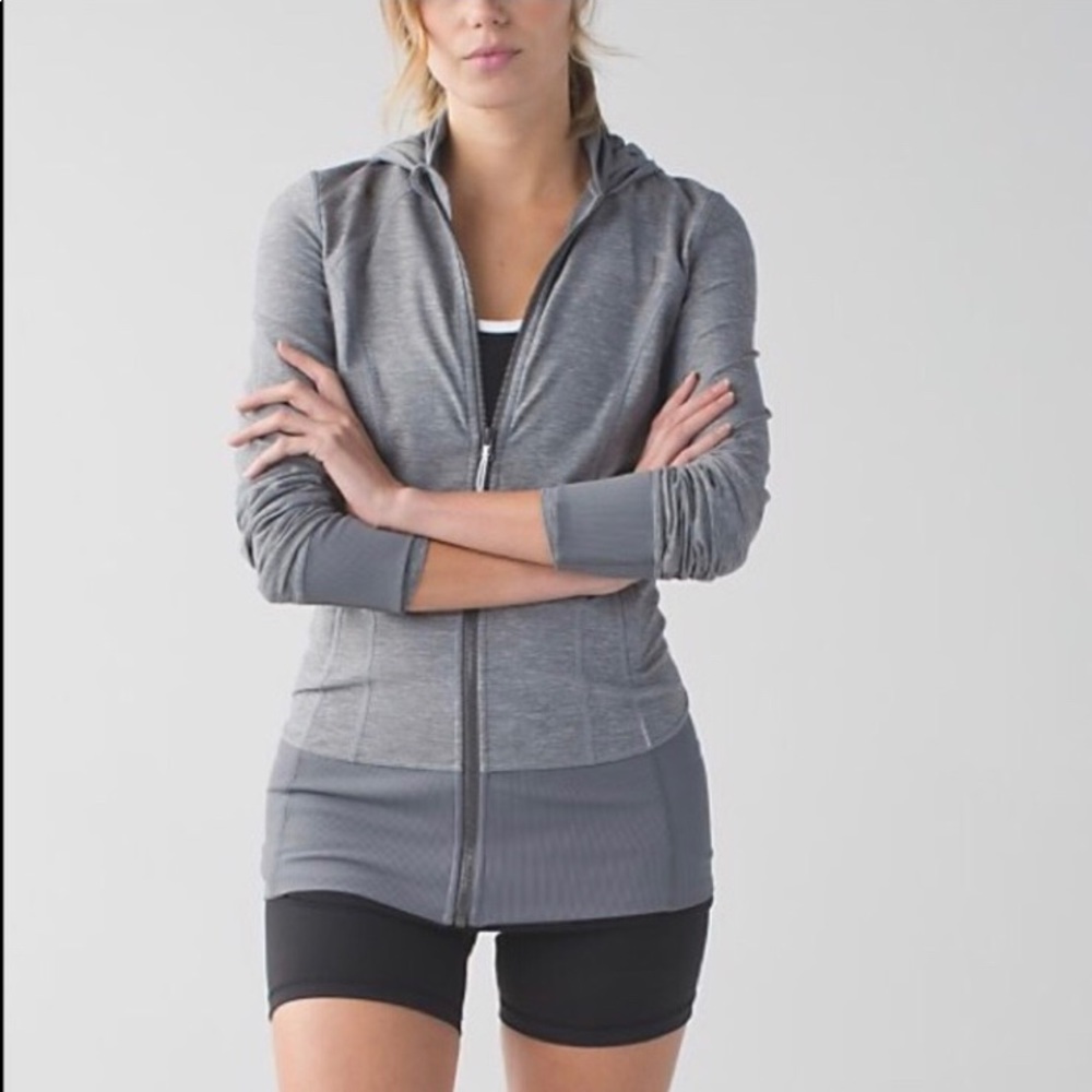Lululemon daily practice jacket with hoodie